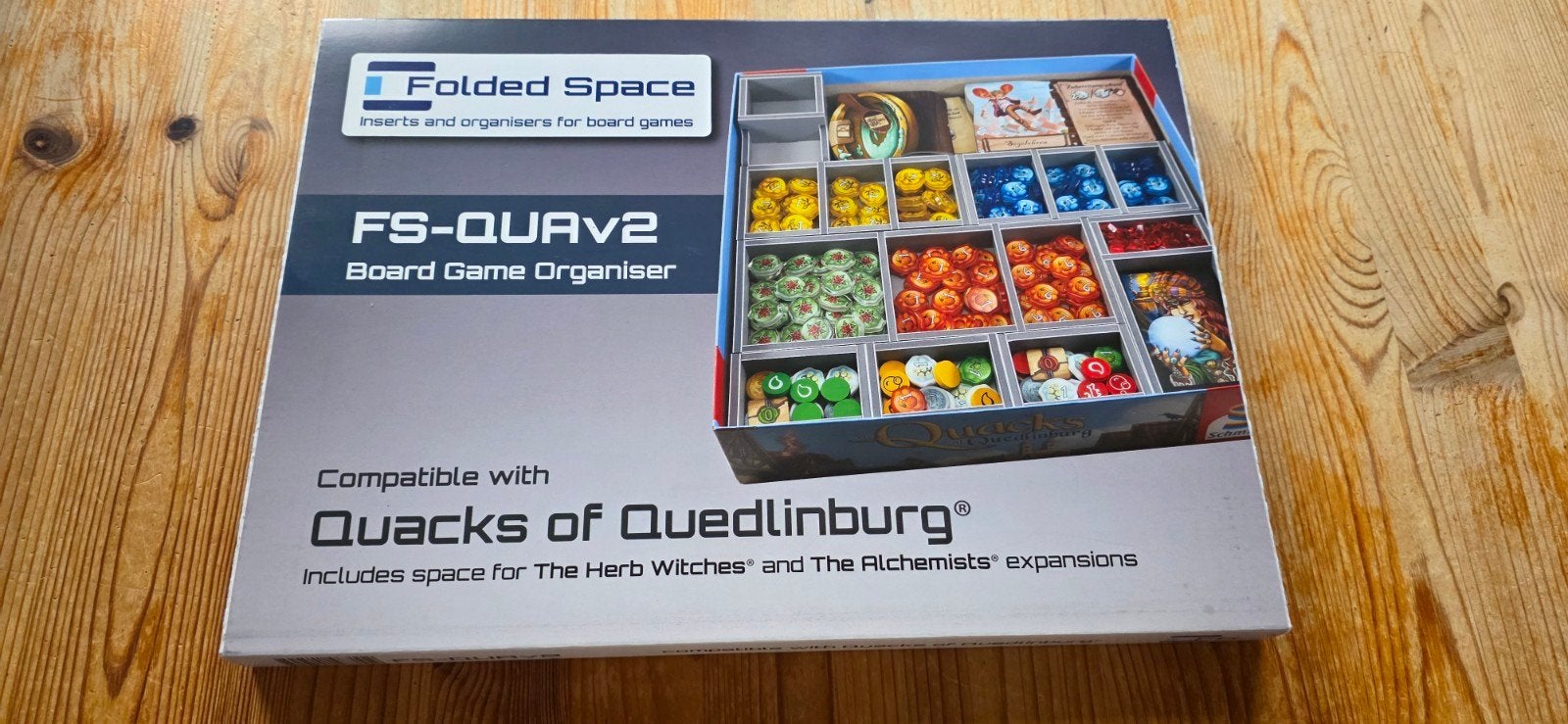 Folded Space insert Kwakzalvers van Kakelenburg uitbreidings, Vijf spelers of meer, Ophalen of Verzenden, Nieuw, Folded Space