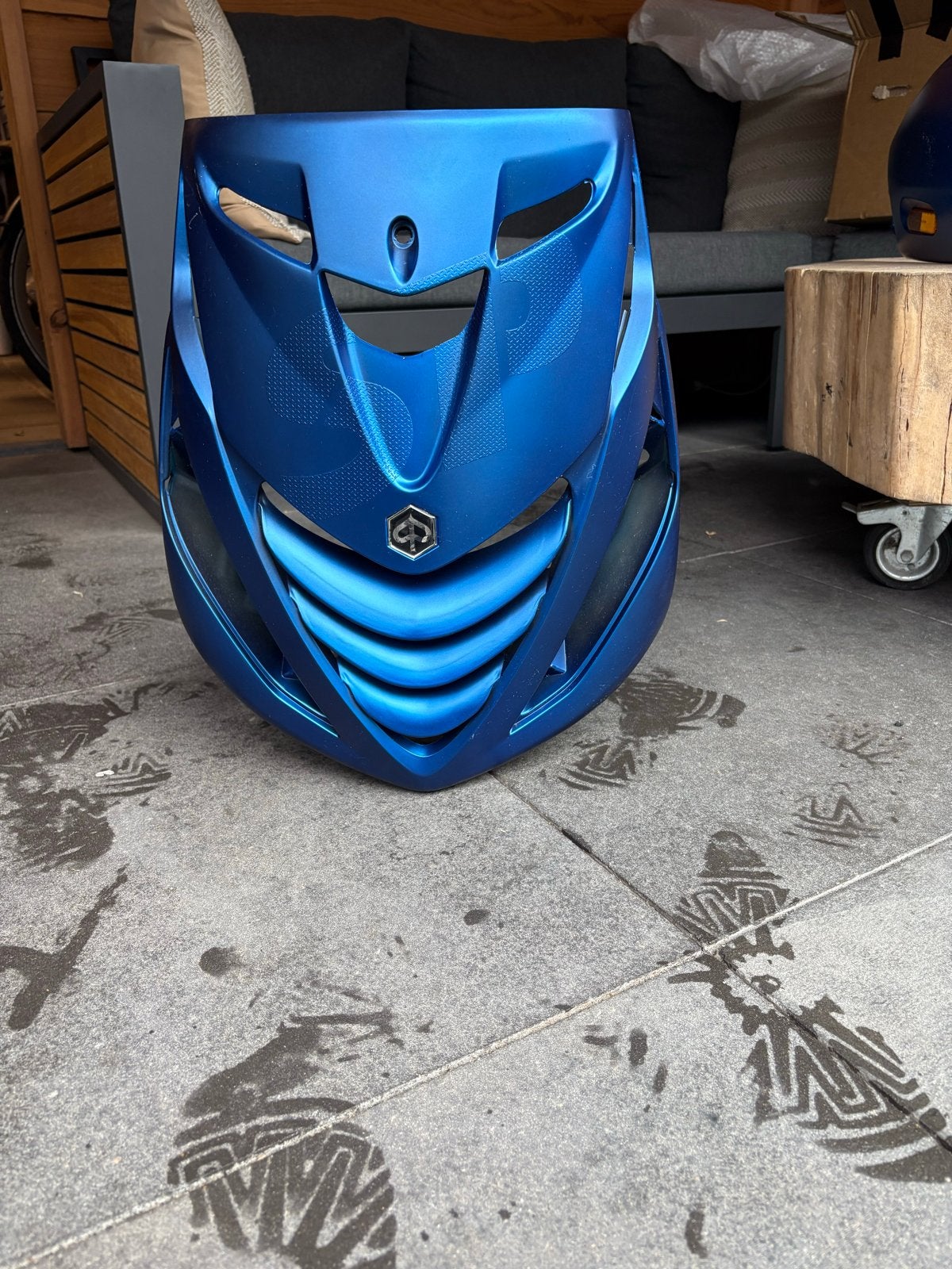 Kappenset Zip SP Mat Blauw, Fietsen en Brommers, Brommeronderdelen | Scooters, Gebruikt, Piaggio, Kap, Ophalen of Verzenden
