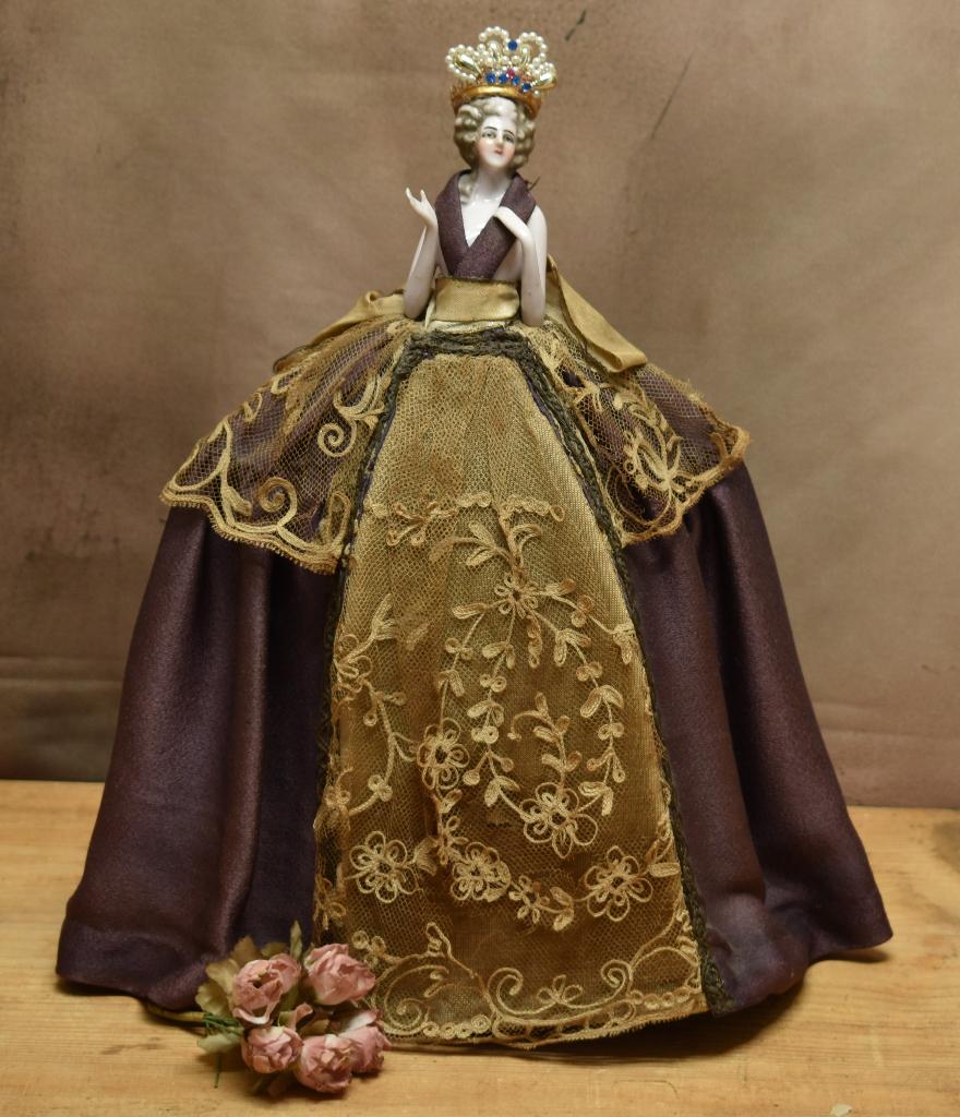 Oude  Franse Halfdoll."Uit Aletta's Tijd", Ophalen of Verzenden