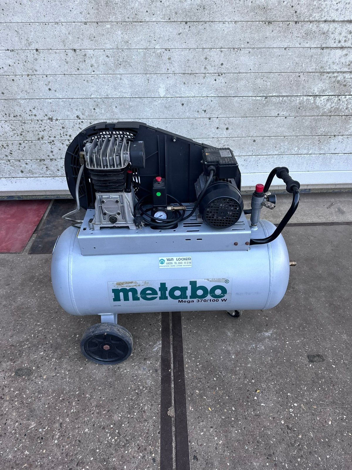 Compressor Metabo mega 370/100, Ophalen, Zo goed als nieuw