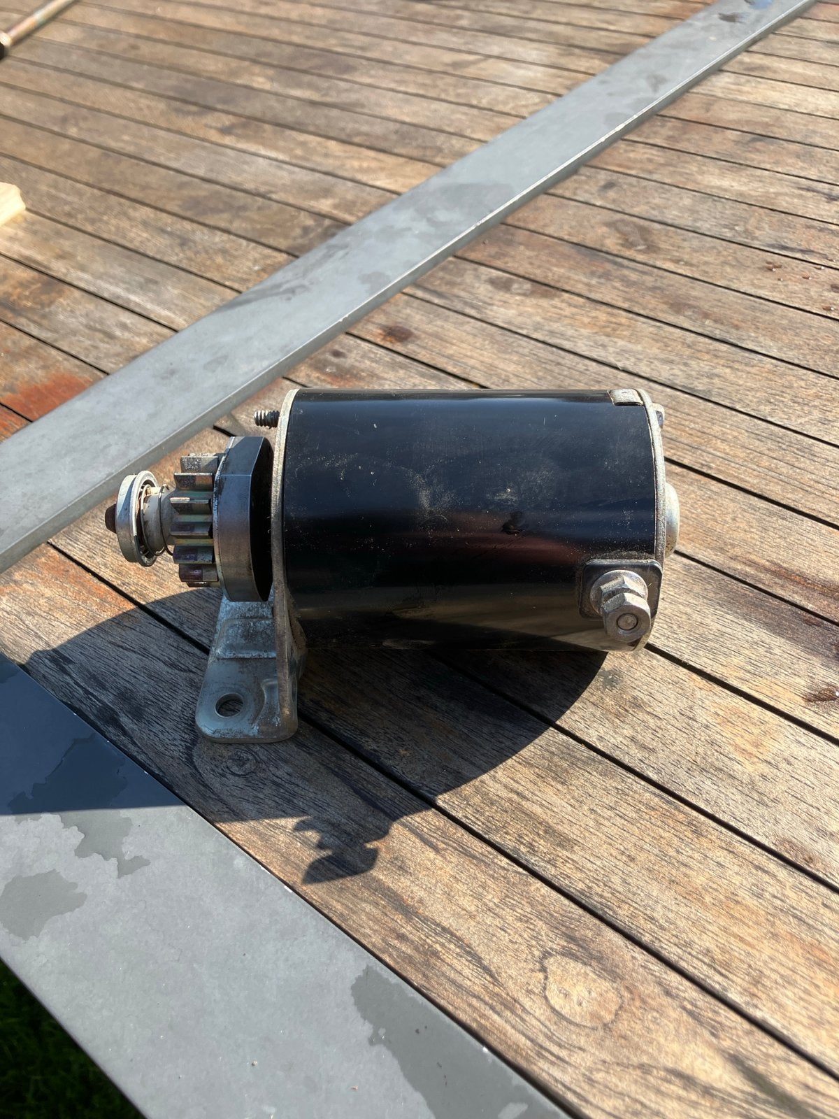 Briggs & Stratton startmotor 12V - John Deere zitmaaier, Tuin en Terras, Ophalen of Verzenden, Gebruikt