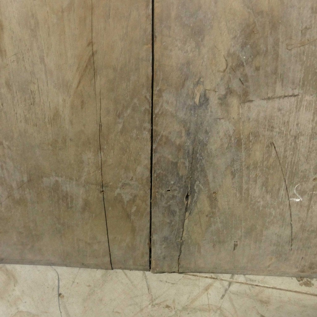 AANBIEDING Oude geleefde teak houten tafel TQ98 landelijk, Ophalen of Verzenden