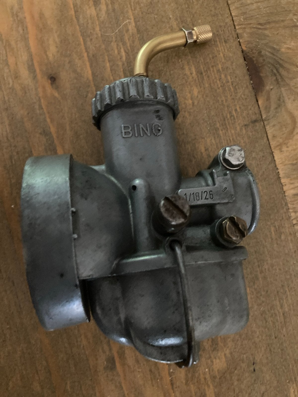 Bing Carburateur 1/18/26 met inlaatspruitstuk, Ophalen of Verzenden, Gebruikt, Carburateur, Overige merken