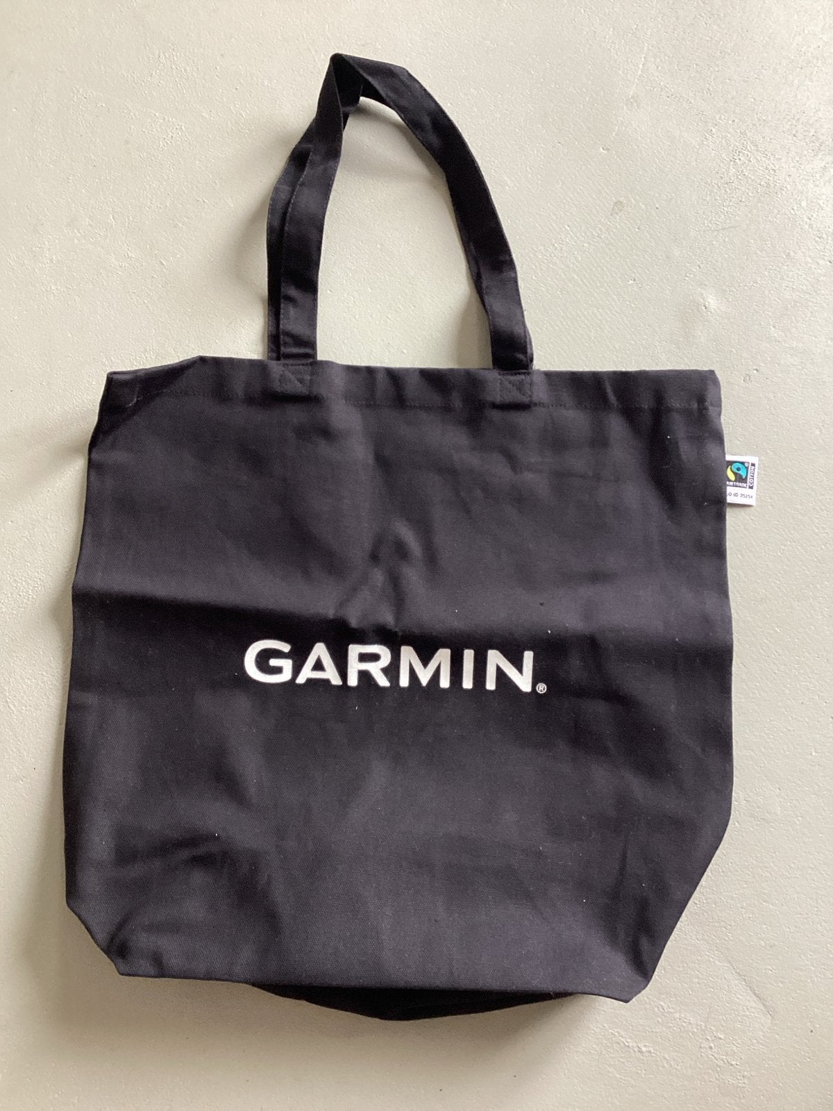 Garmin Tote Bag - Zwart Katoenen Tas canvas fietsen wielren, Verzenden, Nieuw, Zwart, Shopper