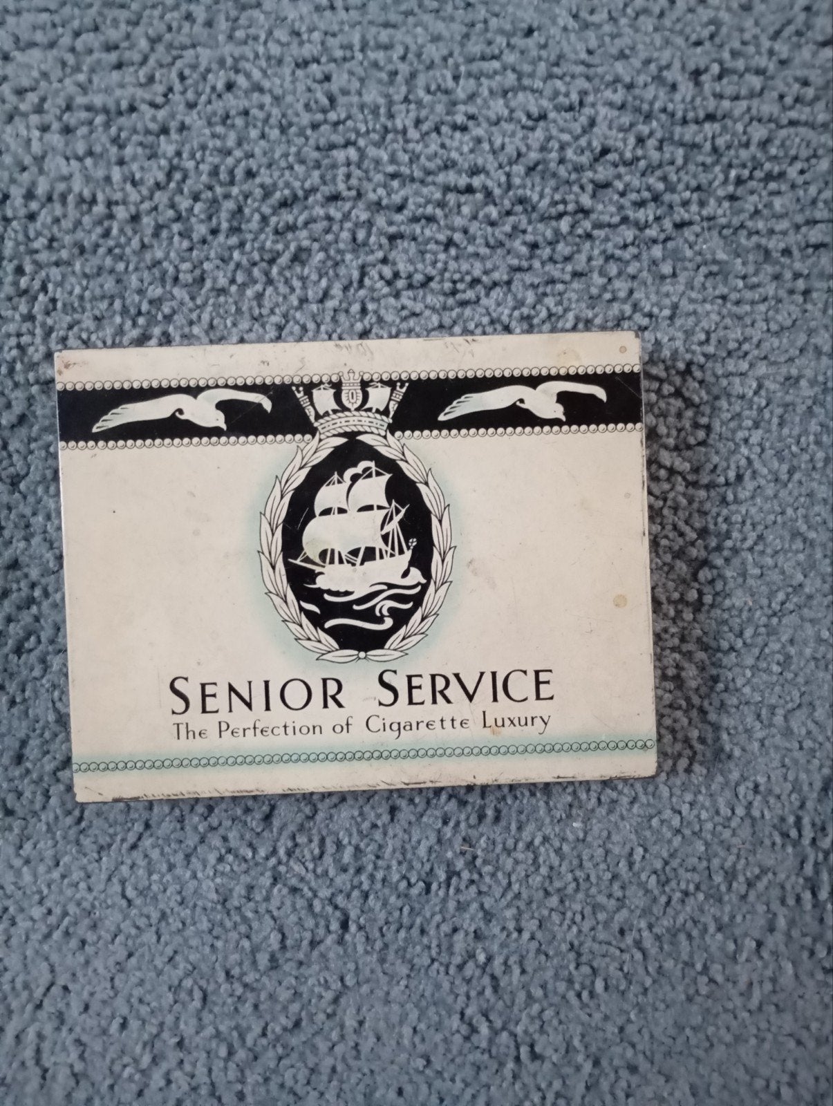 Vintage Senior Service Blik Sigarets Luxe, Verzamelen, Merken en Reclamevoorwerpen, Ophalen of Verzenden