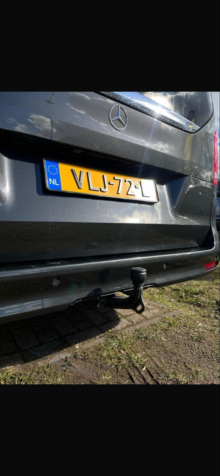 Mercedes-Benz V-klasse 300 D 2021 Grijs, Auto's, Dealer onderhouden, 2410 kg, Diesel, Particulier