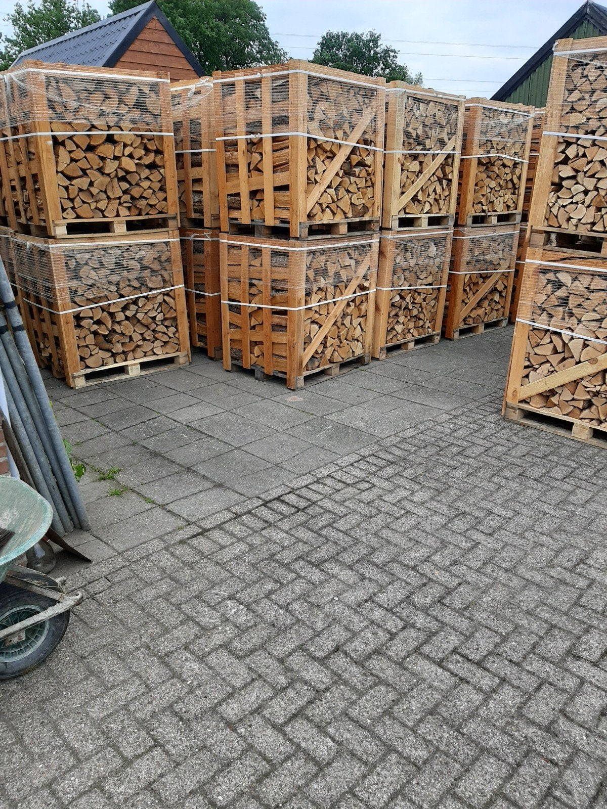 Eiken Haardhout droog,  ALLEEN VASTE M3!!, Ophalen