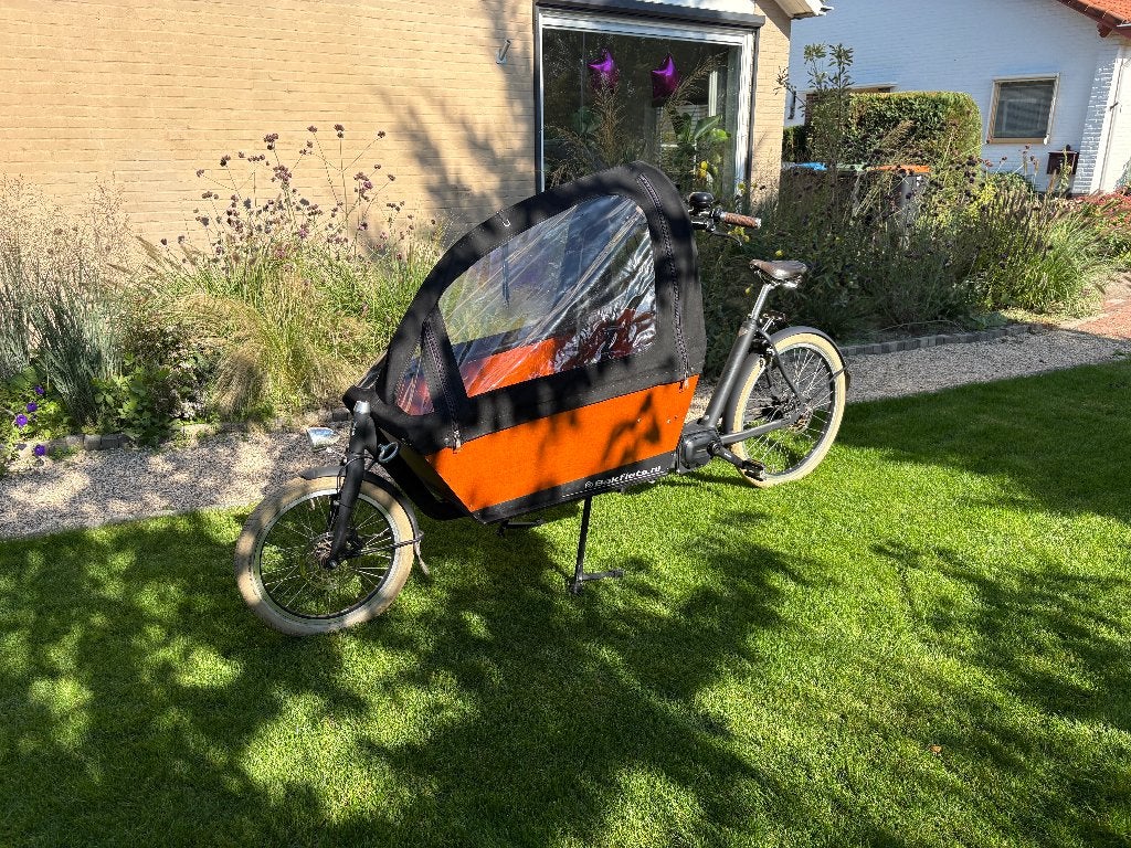 Azor Cargobike Long Cruiser | 3.973 km | fabrieksgarantie, Fietsen en Brommers, 4 kinderen of meer, Gebruikt, Elektrisch, Schijfrem