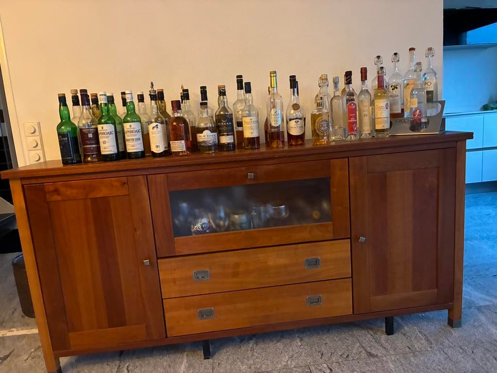 Kersenhouten dressoir, Huis en Inrichting, Kasten | Dressoirs, Gebruikt, 150 tot 200 cm, Ophalen of Verzenden, Kersenhout