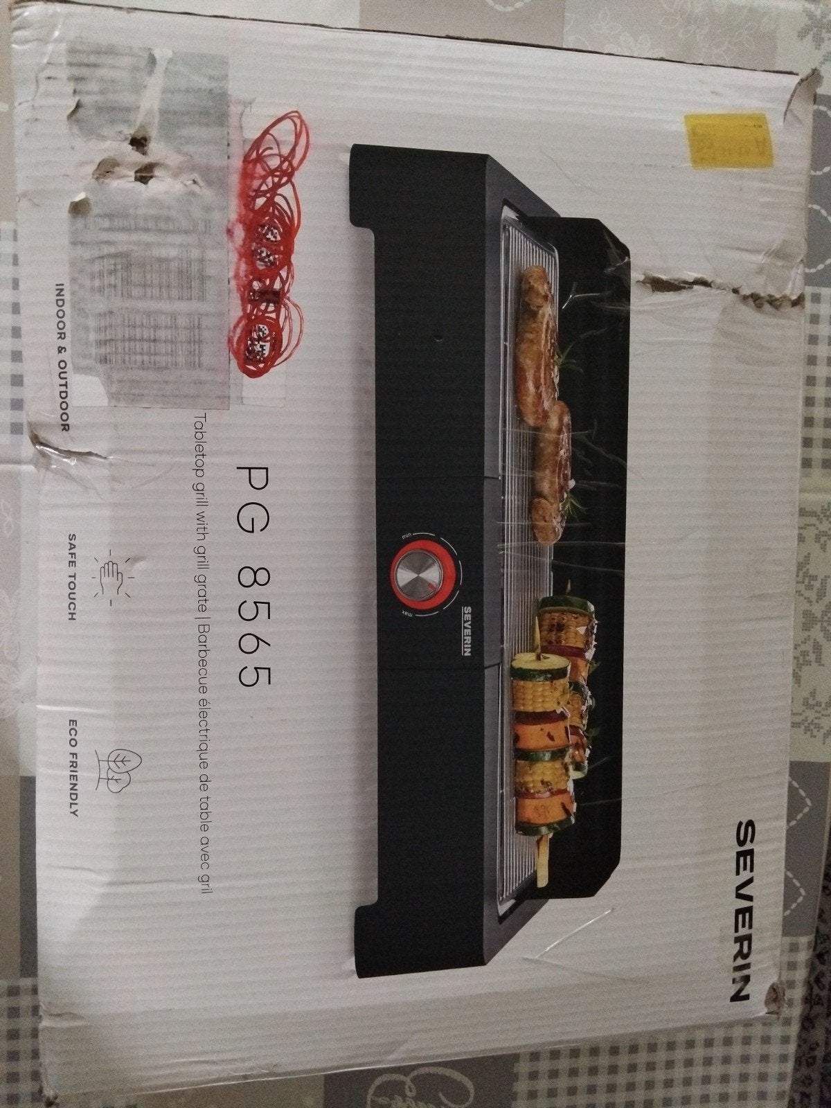 Severin Tafelgrill PG 8565 - Indoor & Outdoor Grill, Ophalen of Verzenden, Nieuw, Tafelgrill