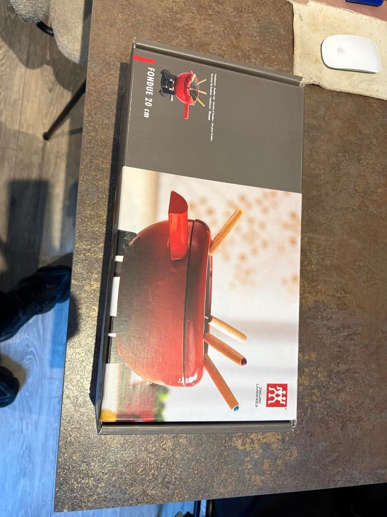 Nieuwe Fondueset 20cm - Ongebruikt en Compleet, Ophalen, Nieuw, Fondueset