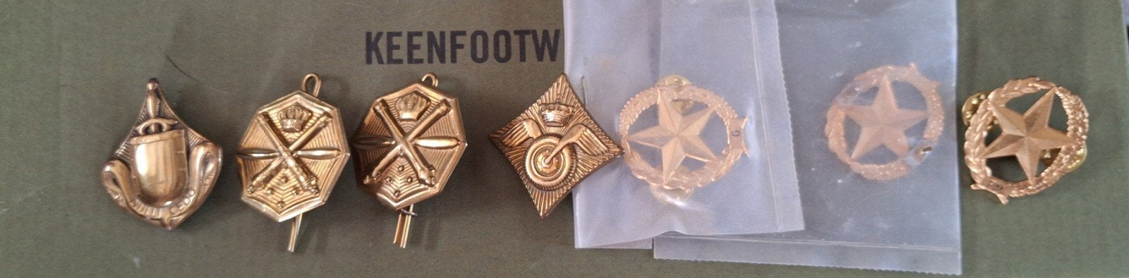 Landmacht emblemen, diverse., Ophalen of Verzenden