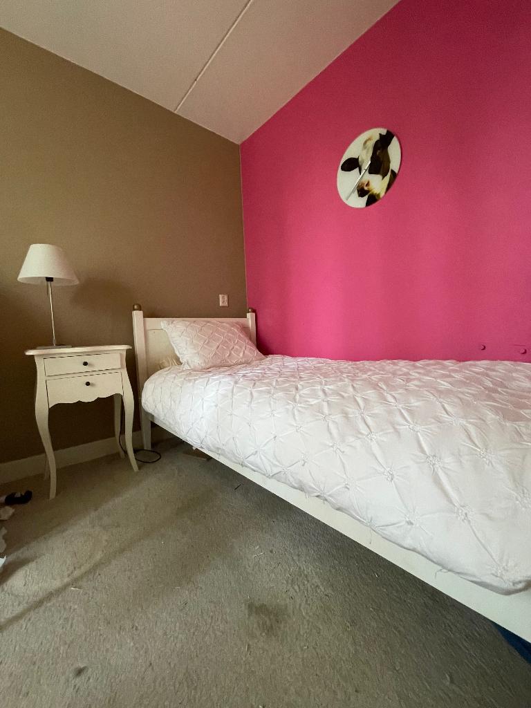 Prinsessenbed, Kinderen en Baby's, Kinderkamer | Bedden, Ophalen, 85 tot 100 cm, Gebruikt, Lattenbodem