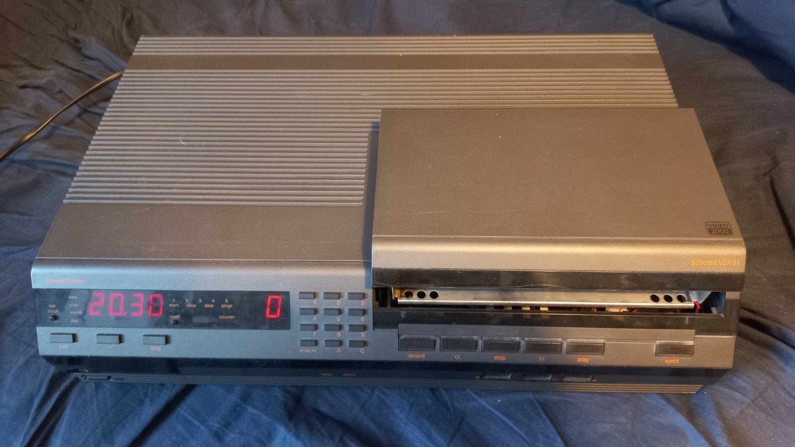 B&O videorecorder, type 4455, VHS systeem, Ophalen of Verzenden, Gebruikt, VHS-speler of -recorder