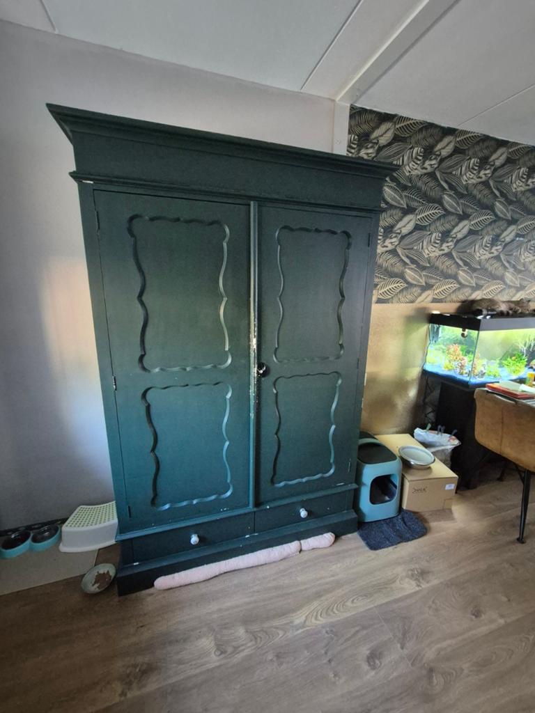 Grote landelijke kast, Huis en Inrichting, Kasten | Buffetkasten, Ophalen, Zo goed als nieuw, 50 tot 75 cm, Met deur(en)