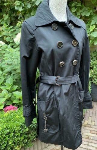 Zara zwarte jas maat M[L][v], Ophalen of Verzenden, Zo goed als nieuw, Maat 38/40 (M), Zwart
