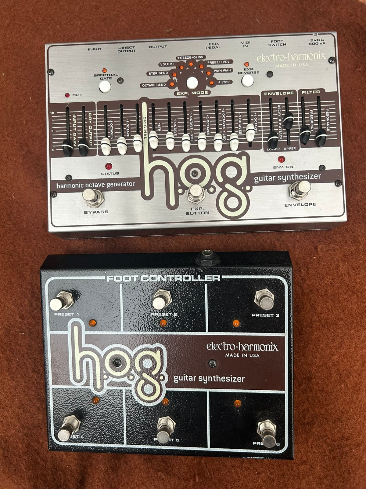 Electro Harmonix HOG + foot control panel & pedal., Ophalen of Verzenden, Zo goed als nieuw, Multi-effect