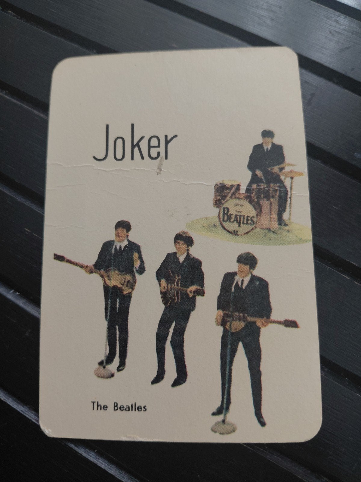 Jokerkaart beatles zeer schaars, Ophalen of Verzenden, Speelkaart(en)