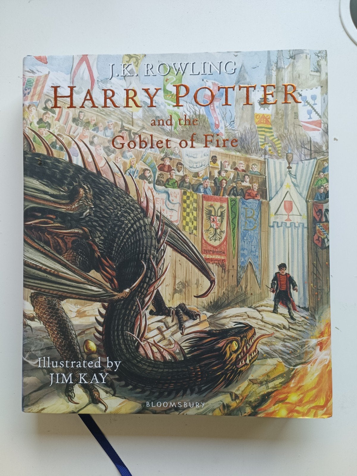 Harry Potter and the Goblet of Fire - Geïllustreerde Editie, Boeken, Ophalen of Verzenden, Zo goed als nieuw, J.K. Rowling