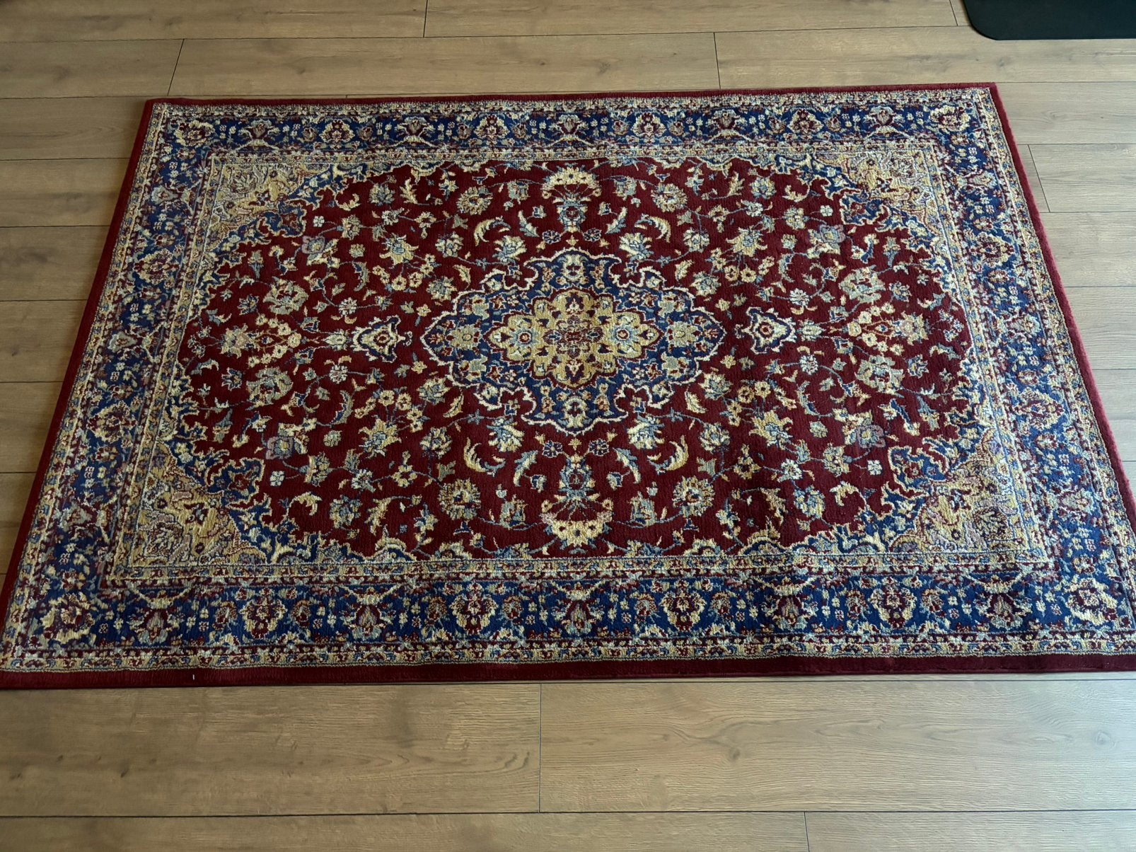 IKEA VEDBÄK vloerkleed 133x195 cm – lichtgrijs, Huis en Inrichting, Ophalen, Zo goed als nieuw, Rechthoekig, 200 cm of meer