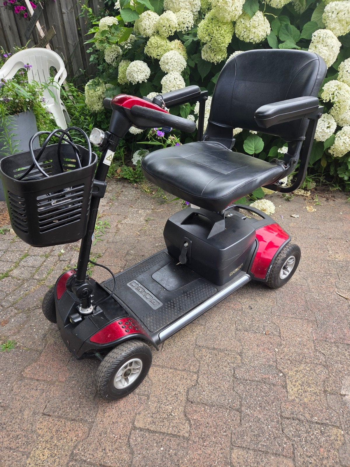 Opvouwbare / demontabele scootmobiel Pride Go- Go Travel 4, Diversen, Brommobielen en Scootmobielen, 10 km/u of minder, 16 t/m 25 km