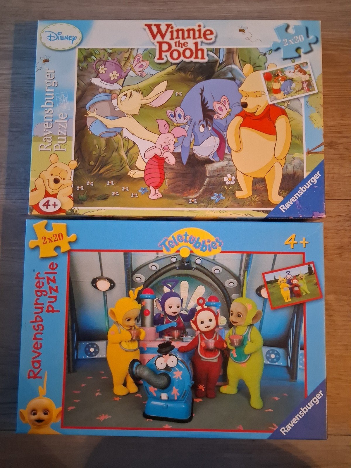 12 Ravensburger kinderpuzzels van 20 stukjes, Uitkiezen mag, Ophalen of Verzenden, 10 tot 50 stukjes, Zo goed als nieuw