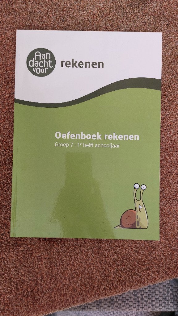 oefenboek REKENEN groep 7 - 1e helft schooljaar, Gelezen, Ophalen of Verzenden, "Wijzer over de basisschool", Nederlands
