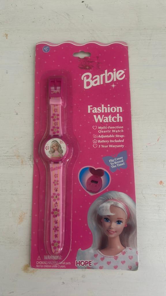 Vintage Barbie Fashion Horloge - Nieuw in verpakking, Ophalen of Verzenden, Nieuw, Roze, Meisje