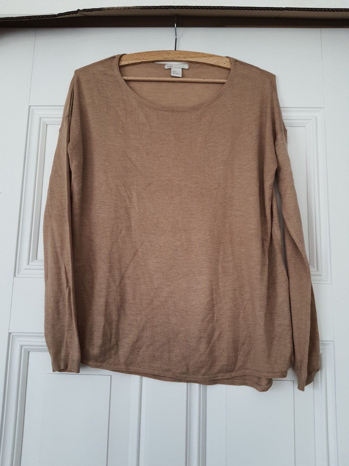 leuke trui maat S, Kleding | Dames, Tops, Ophalen, H&M, Beige, Zo goed als nieuw