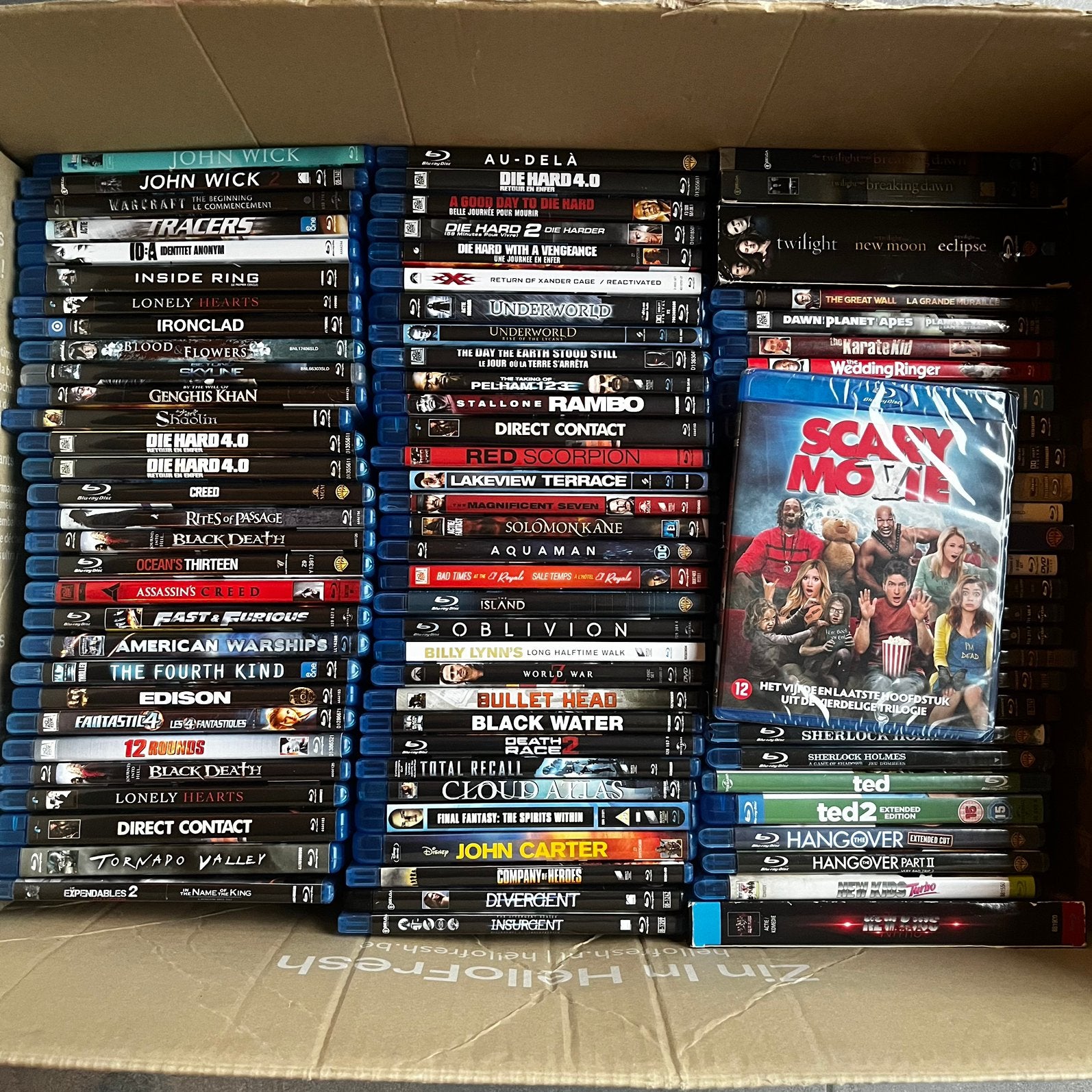 Grote partij Blu-rays (ca. 130 stuks), Cd's en Dvd's, Blu-ray, Spaans, Spaans, Alle leeftijden, Film