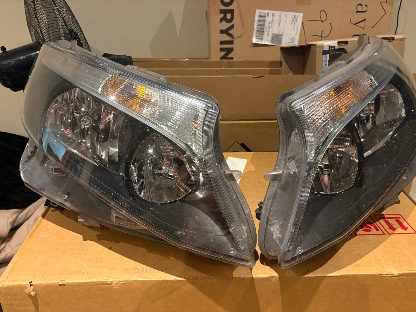 Originele Hella koplampen voor Mercedes-Benz Vito W447, Ophalen, Gebruikt, Mercedes-Benz