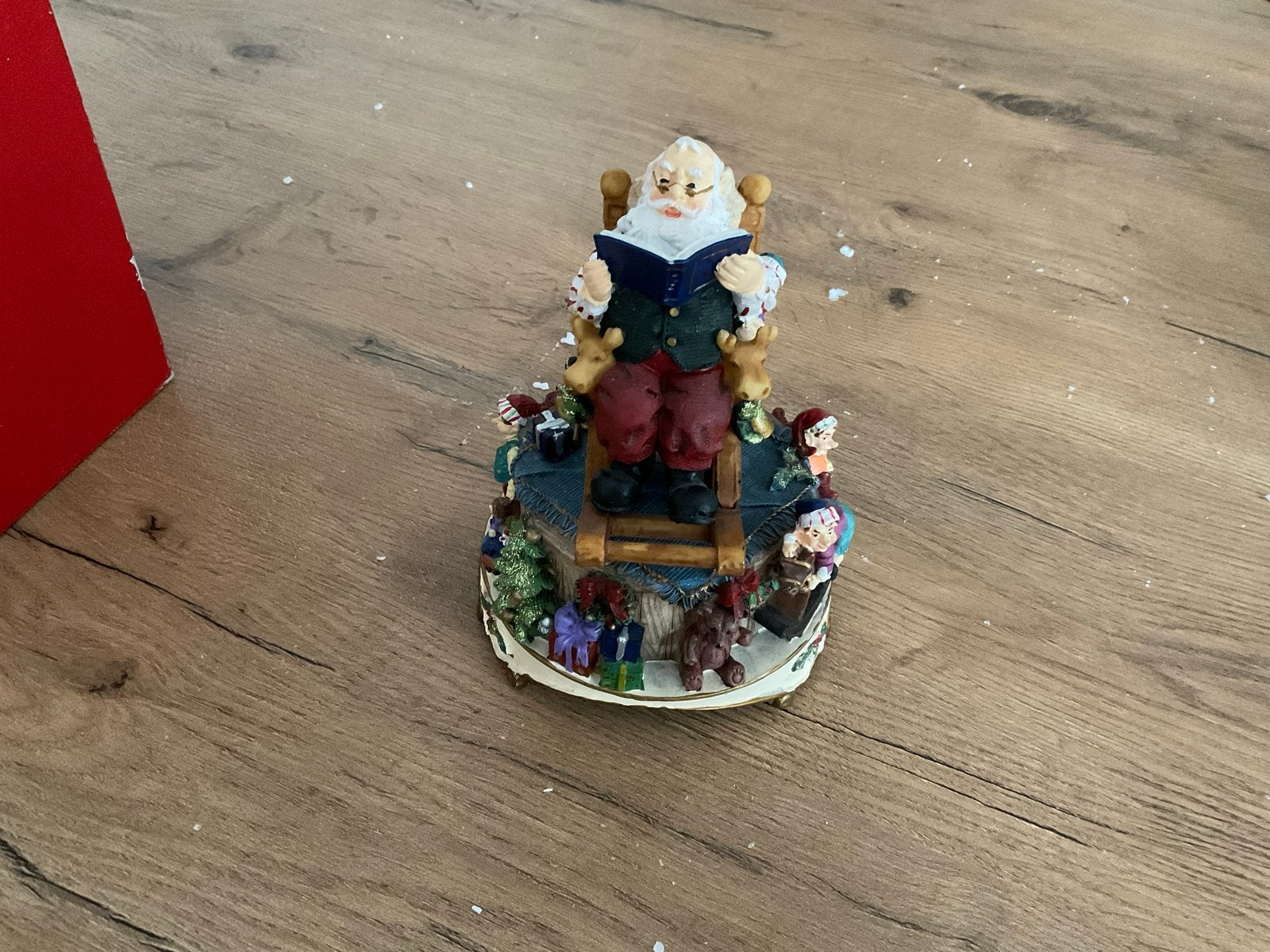 Kerst speeldoos, Ophalen, Gebruikt
