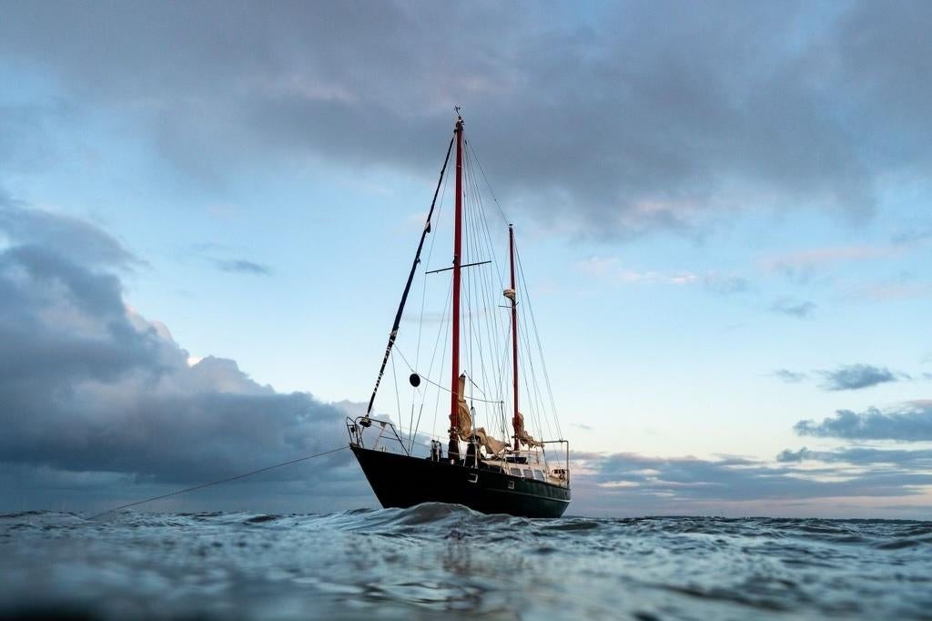 Volkerak 40 Ketch “Flow” (12,10 m), Watersport en Boten, Kajuitzeilboten en Zeiljachten, Ophalen, Gebruikt, Staal, Diesel