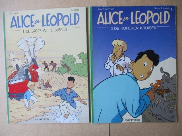 w0014 alice en leopold 1 t/m 5, Meerdere stripboeken, Ophalen, Gelezen