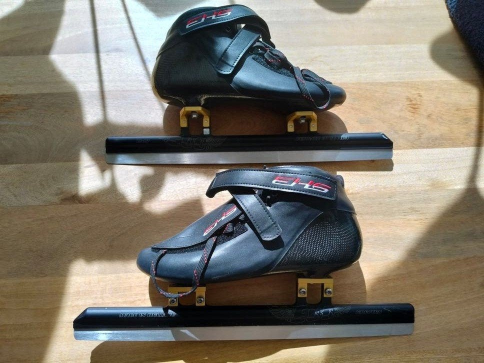 EHS Shorttrackschaatsen met ijzer maat 45, Sport en Fitness, Schaatsen, Overige typen, Zo goed als nieuw, Ophalen, Overige merken
