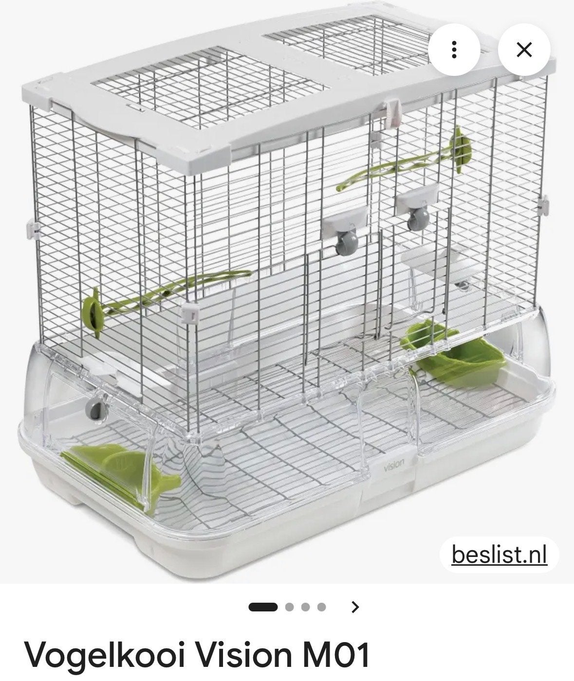 Vogelkooi Vision M01, Ophalen, Gebruikt, Kunststof, Vogelkooi