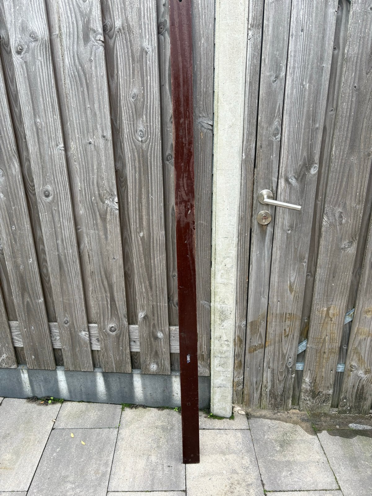 Houten Rei180 Cm, Ophalen, Palen, Zo goed als nieuw, Hardhout