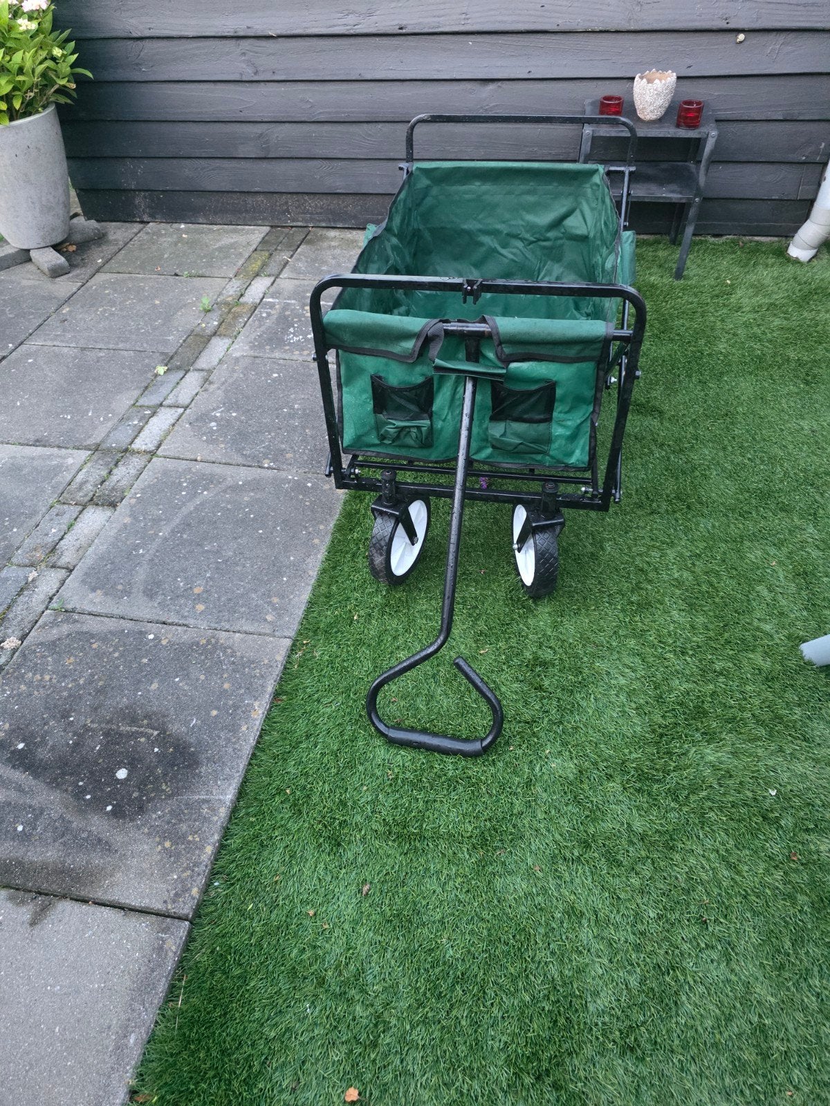 DREAMBLE Bolderkar/Campingkar - Groen - Opvouwbaar, Ophalen of Verzenden, Opvouwbaar, Zo goed als nieuw