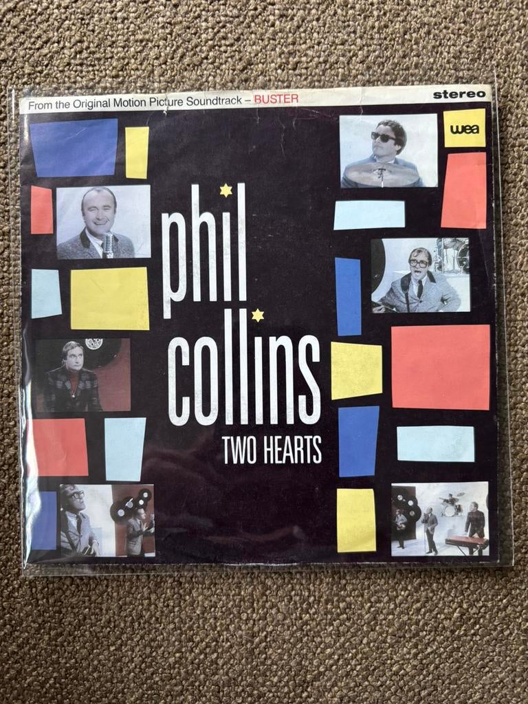 Phil Collins - Two Hearts, Ophalen of Verzenden, Zo goed als nieuw, 7 inch, Pop