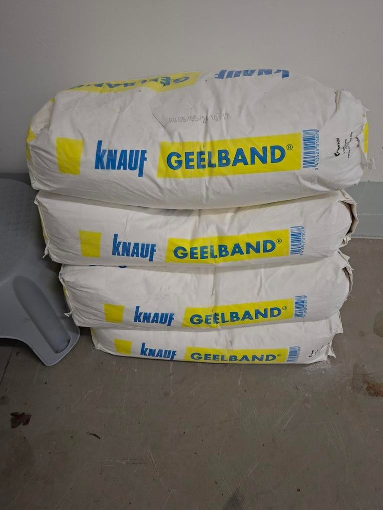 Geelband 4 zakken, Overige materialen, Nieuw, 15 m² of meer, Ophalen