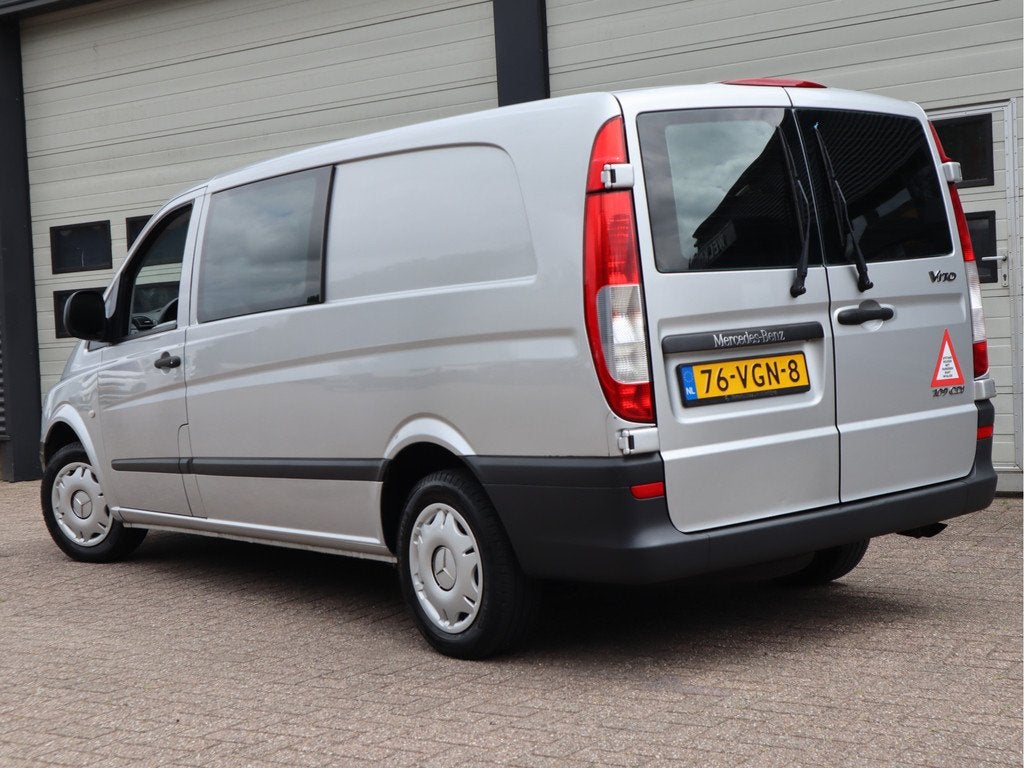 Mercedes-Benz Vito 109 CDI Lang L2 - DC 5 Pers. - MARGE - Ai, Auto's, Gebruikt, 4 cilinders, Bedrijf, Grijs