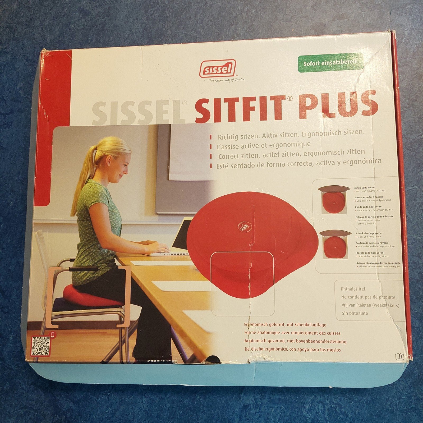 Ergonomisch zitkussen, Ophalen, Ergonomisch, Zo goed als nieuw, Zwart
