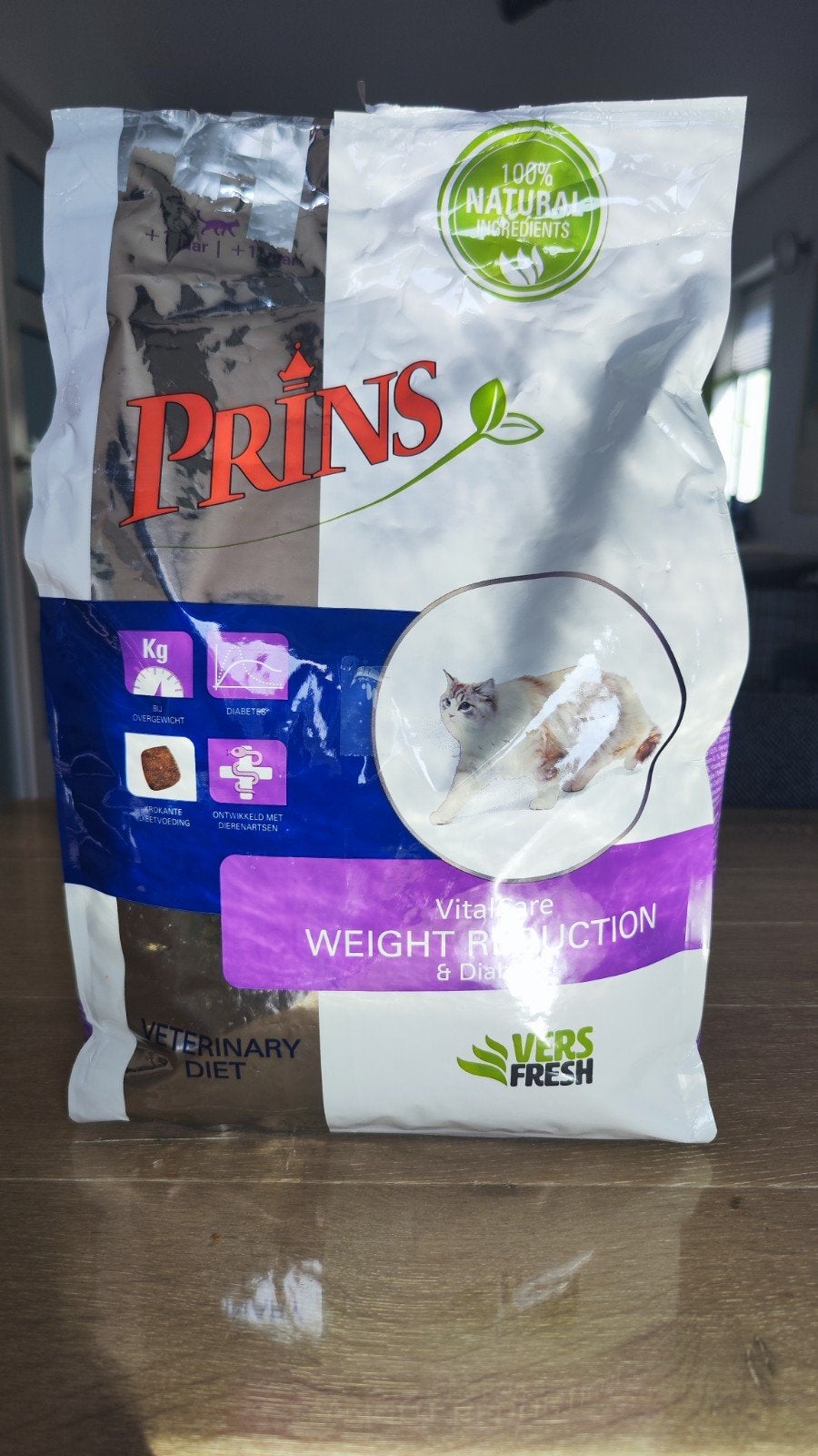 Prins dieetvoer kat 4,6 kg: vitalcare weight reduction & dia, Dieren en Toebehoren, Ophalen, Kat