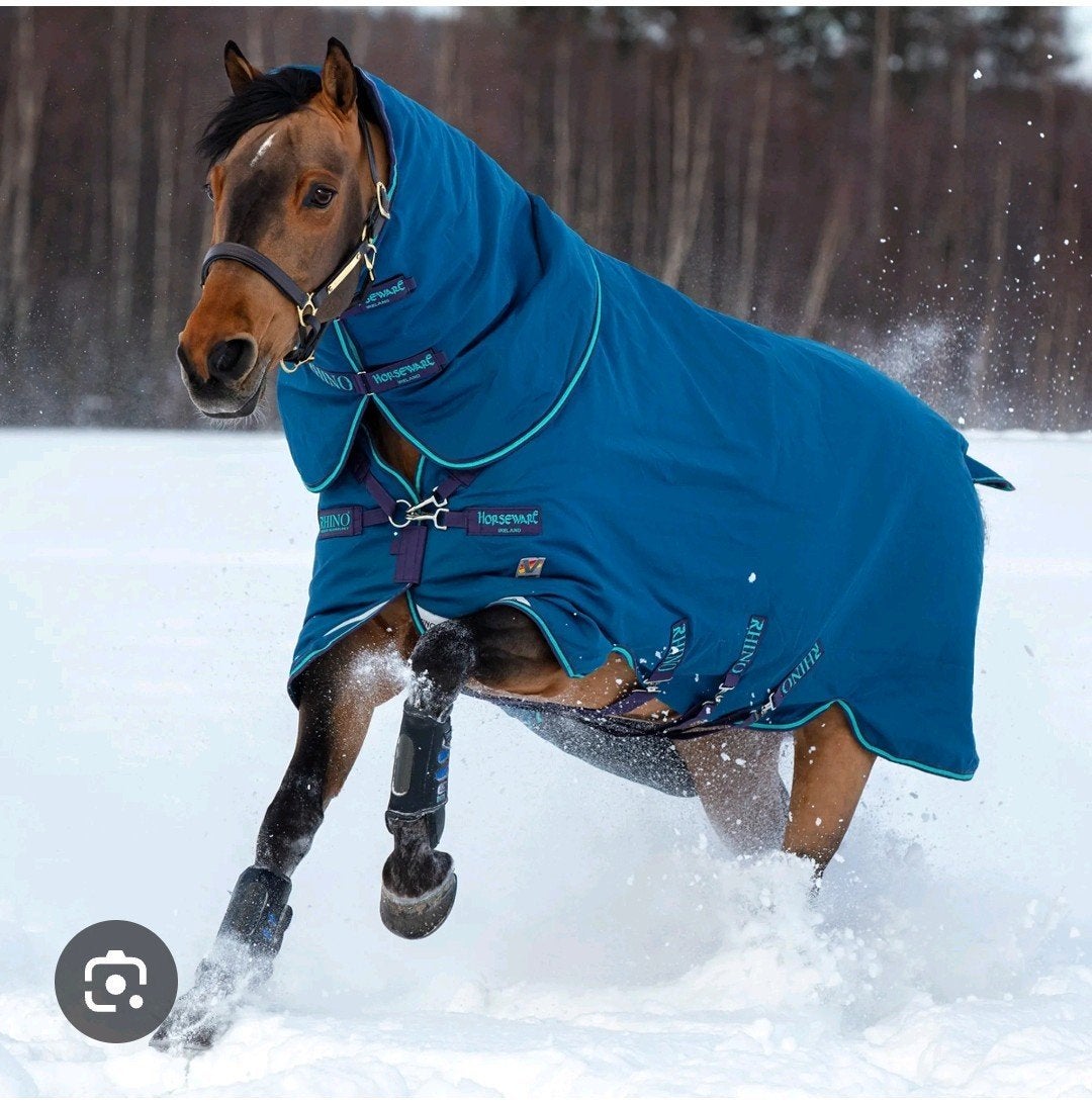 Rhino Plus 100gr incl hals, Ophalen of Verzenden, 100 g, Blauw, Horseware