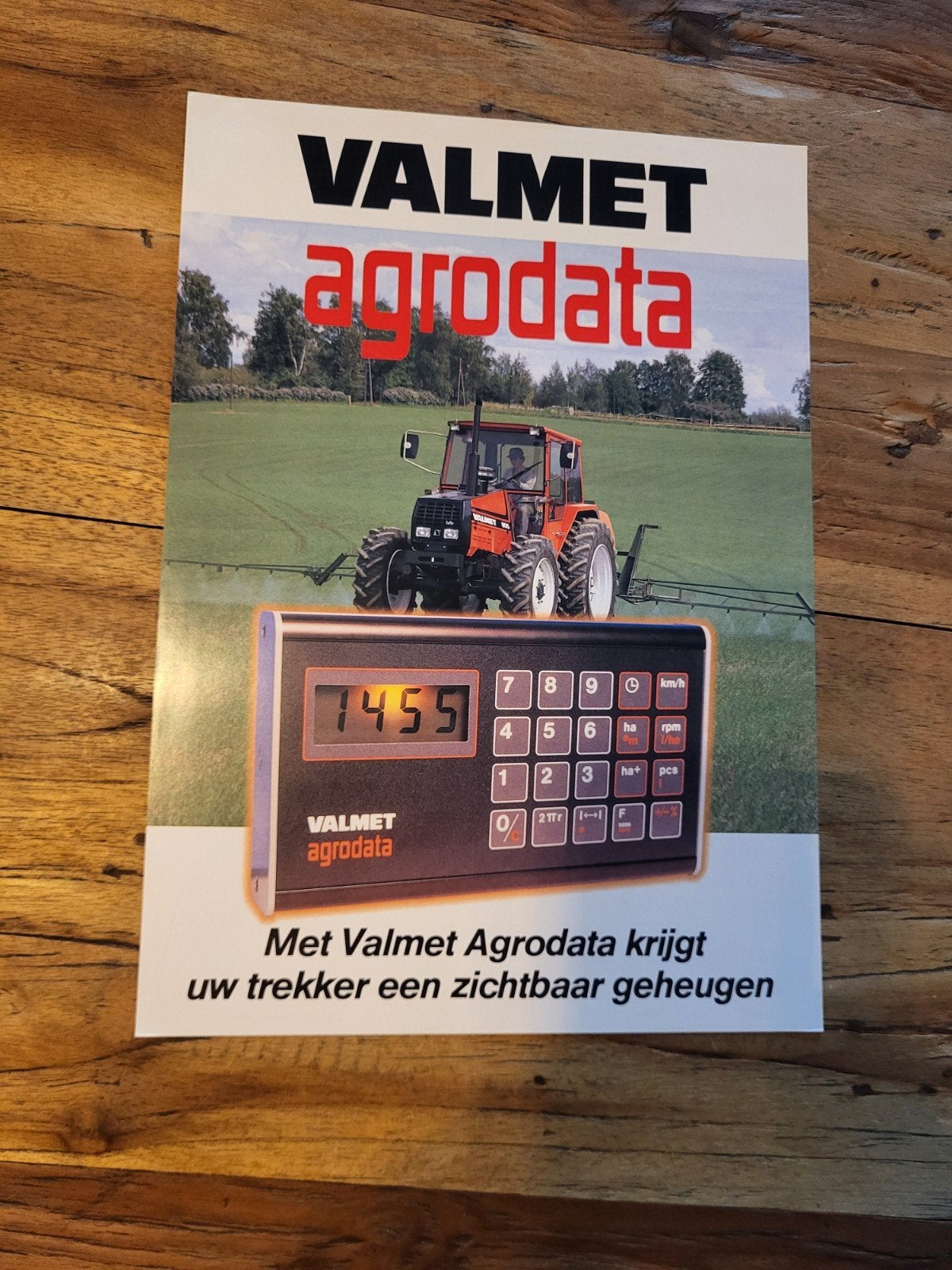 tractor folder Valmet agrodata, Ophalen of Verzenden, Zo goed als nieuw, Folder
