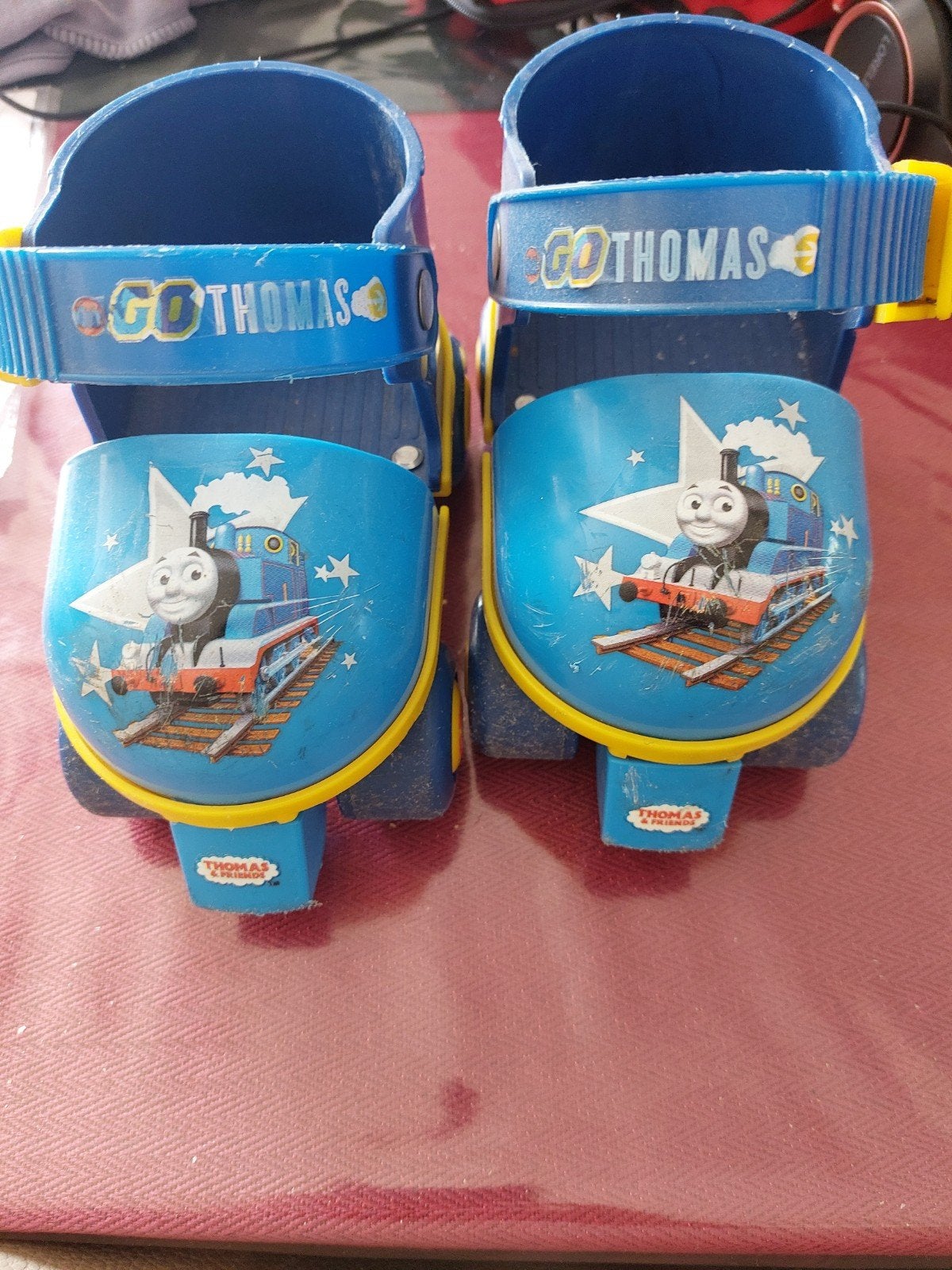 Thomas de Trein rolschaatsen voor kinderen, Kinderen en Baby's, Speelgoed | Buiten | Rolschaatsen, Ophalen of Verzenden, Verstelbaar