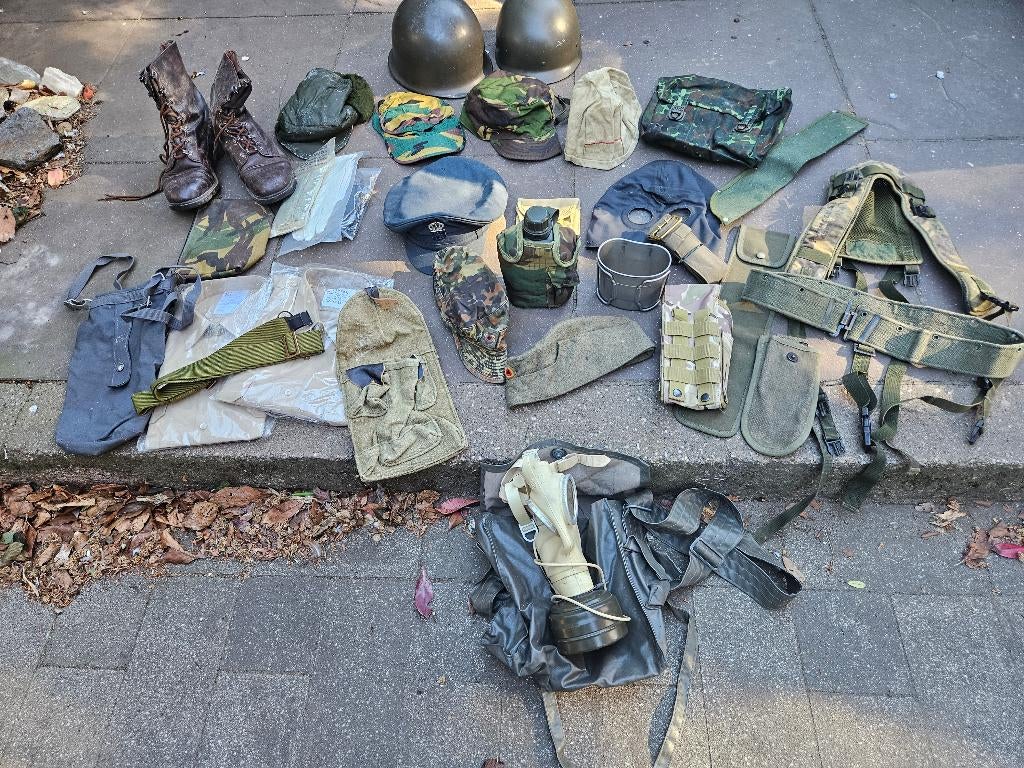 Partij militaria leger spullen, Ophalen of Verzenden, Landmacht, Nederland