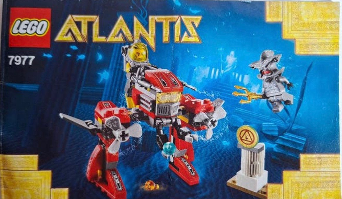 LEGO  Atlantis set 7977, Lego, Ophalen of Verzenden, Zo goed als nieuw, Complete set