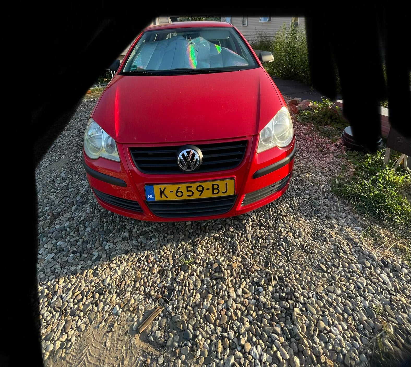 Volkswagen 2005 Rood, Auto's, 989 kg, 1198 cc, Particulier, Geïmporteerd