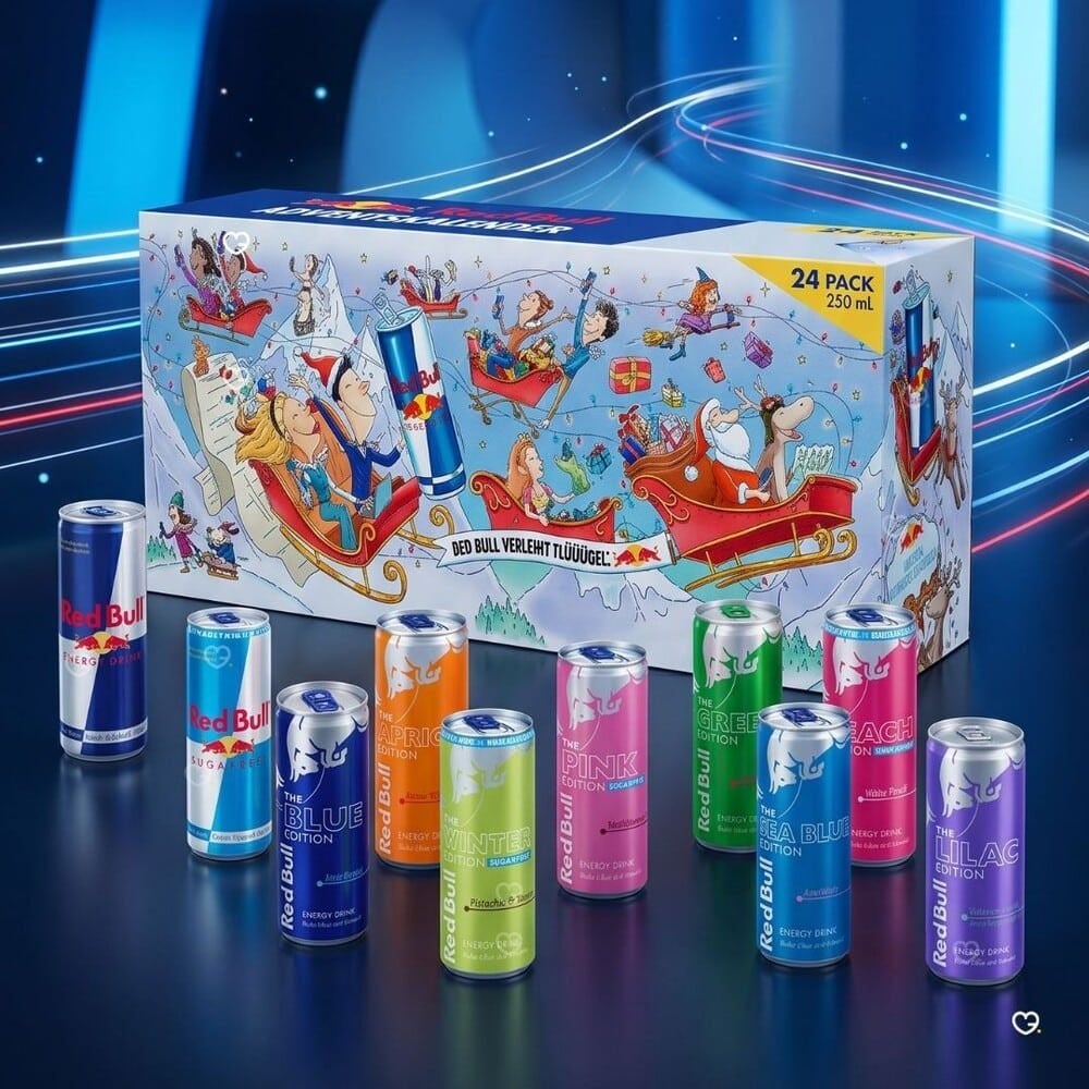 Red Bull Adventskalender 2026, Ophalen of Verzenden, Maandkalender, Nieuw